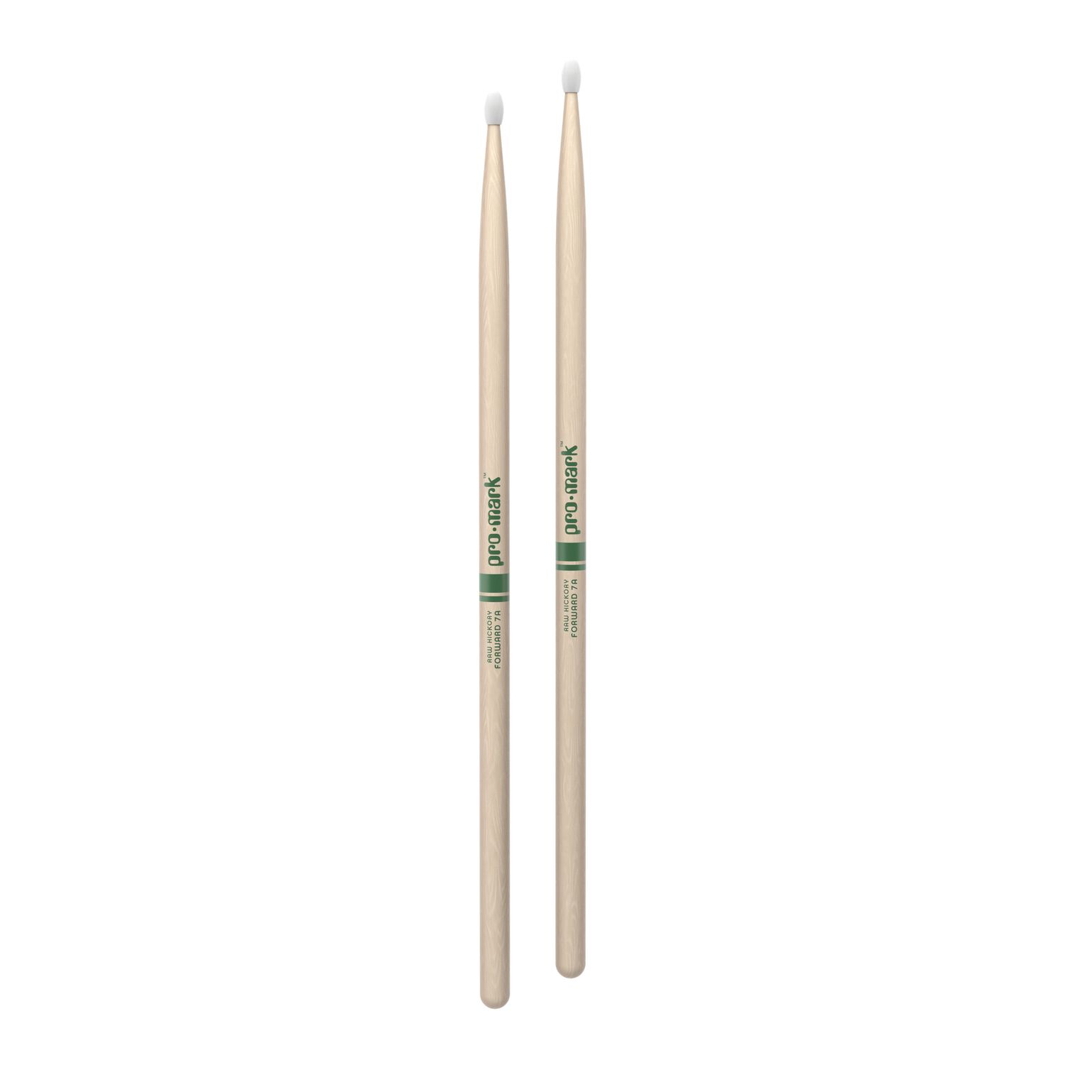 Baquetas 7a Raw Nylon Hickory Forward Pro Mark image number 2.0