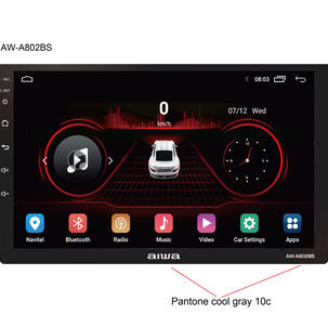Radio Auto 2 Din Android Touch Hd De 9'' Aiwa Aw-a802bs