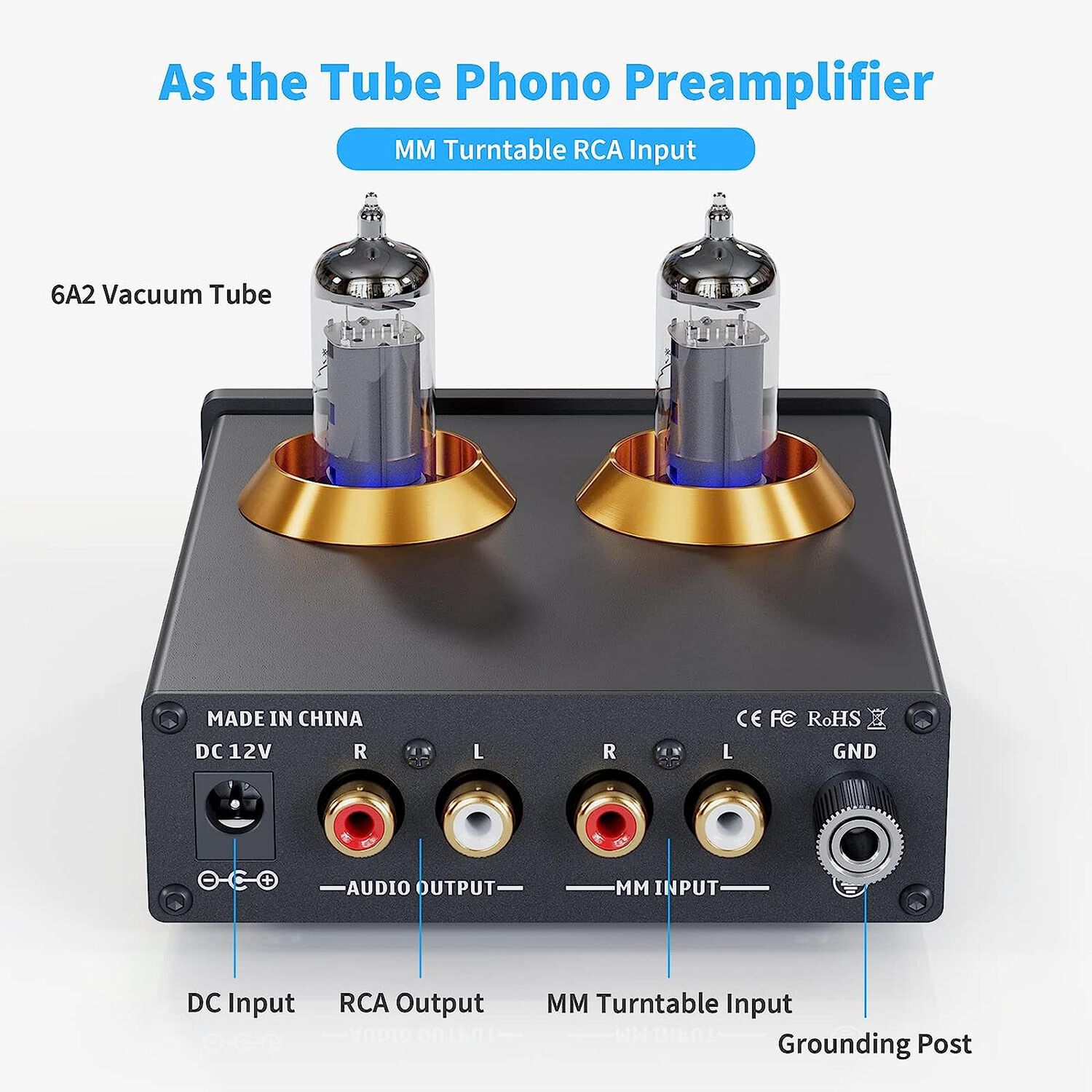 Preamplificador A Tubo Hifi Tornamesas - Fosi Audio Box X2 image number 1.0