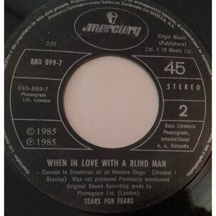 Tears For Fears - Head Over Heels (re-mix) | 7" Single Usado
