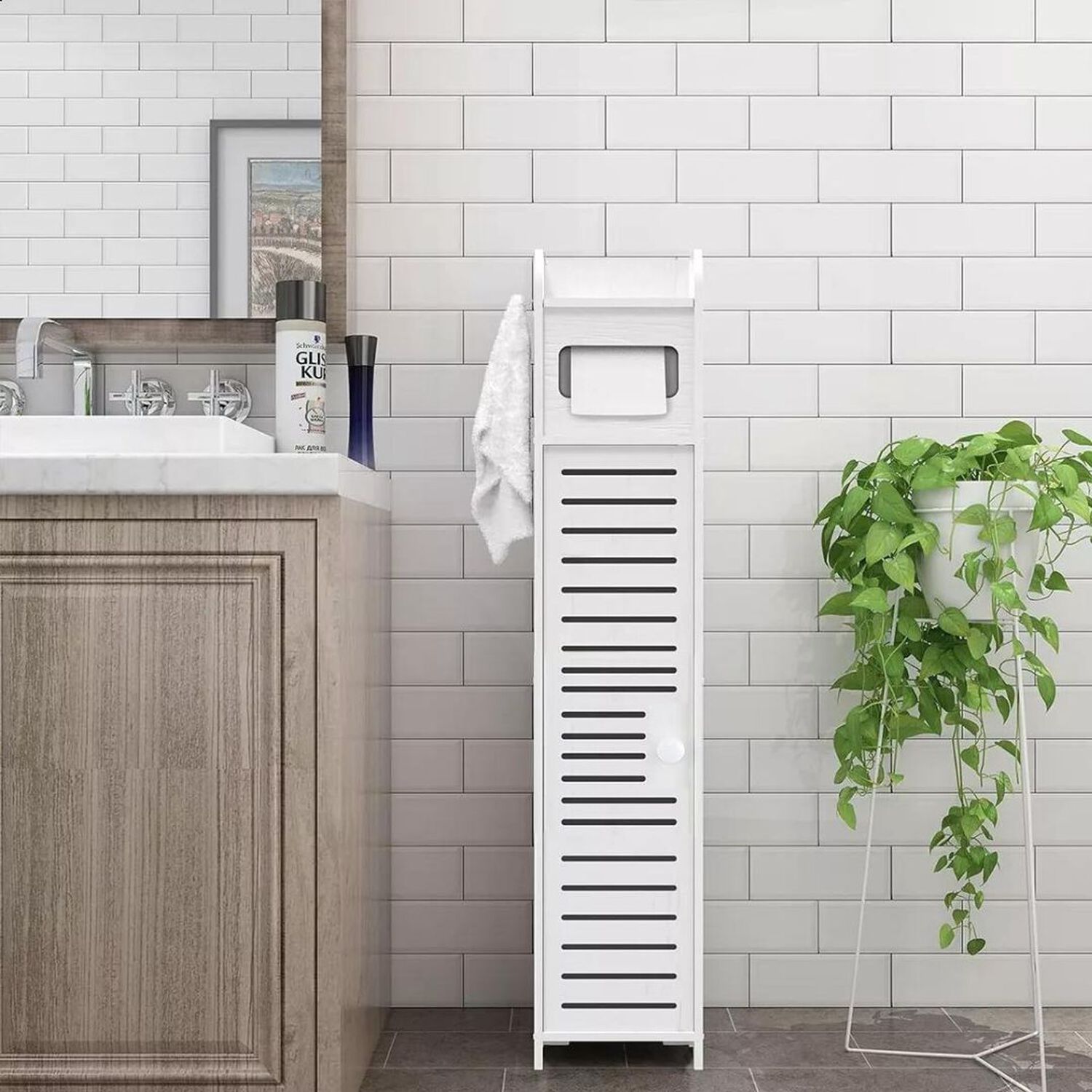 Organizador Ba&ntilde;o Esquinero Con Puerta image number 1.0