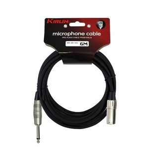 Cable Micr&oacute;fono Kirlin Xlr (m)- Plug 6m Mpc-281pn-6