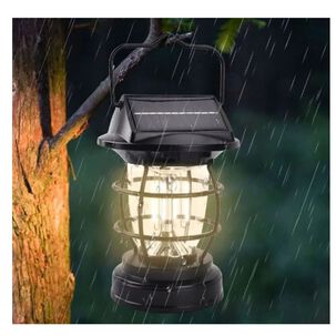 Lampara Para Exterior Solar Impermeable Con Sensor 15,5cm