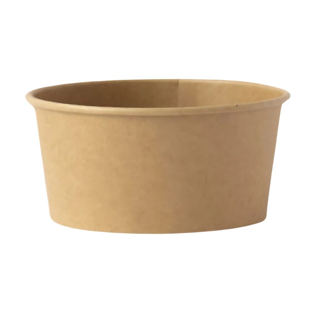 Set 10 Envases Sopa Doble Pared Kraft 177ml 6oz Desechable image number 2.0