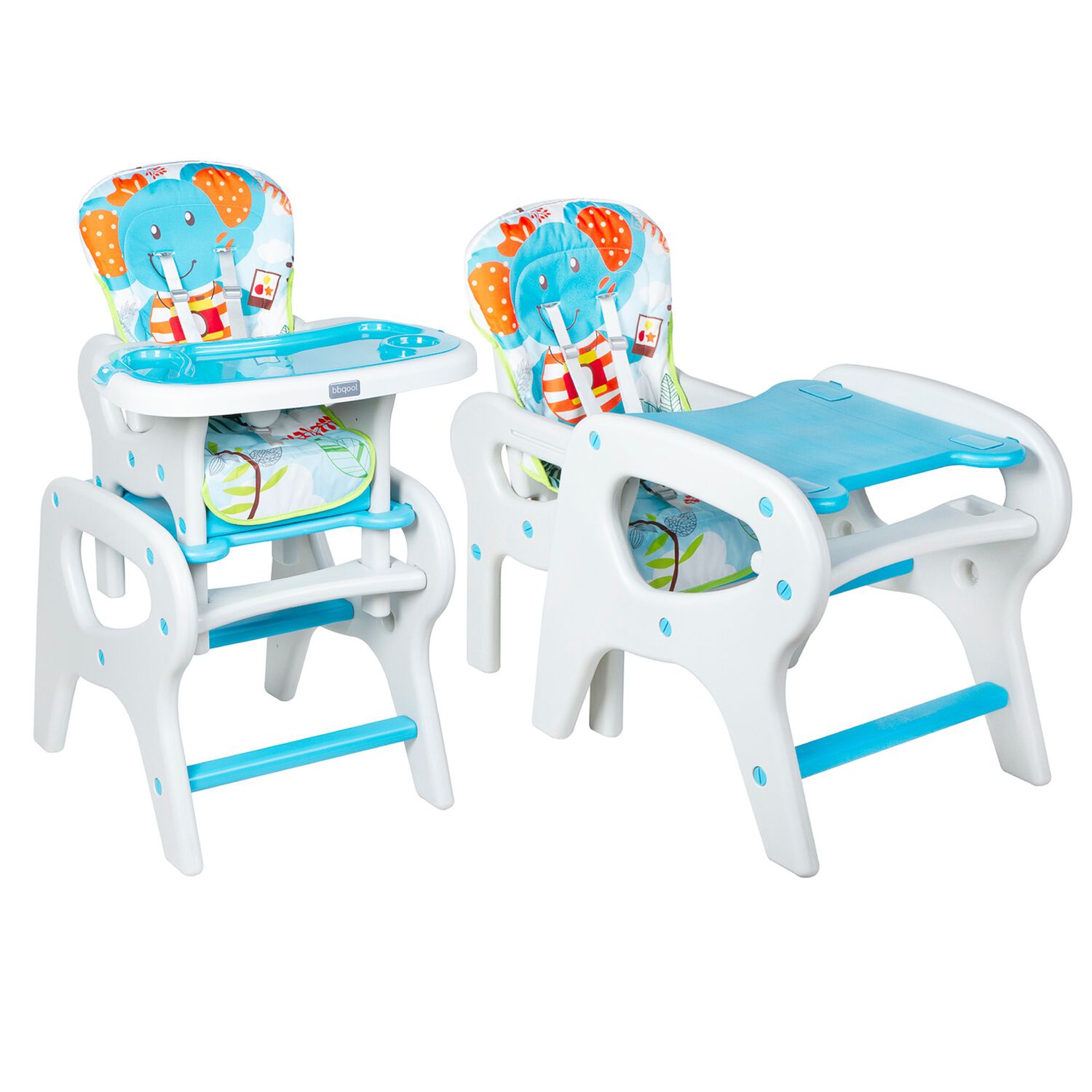 Silla De Comer Escritorio Eat&fun Azul image number 4.0
