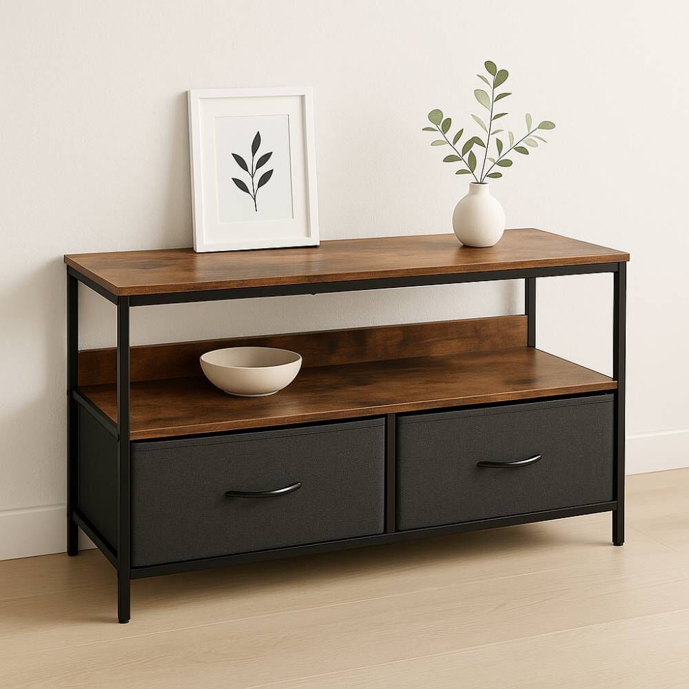 Rack De Tv R&uacute;stica Con Organizador image number 0.0