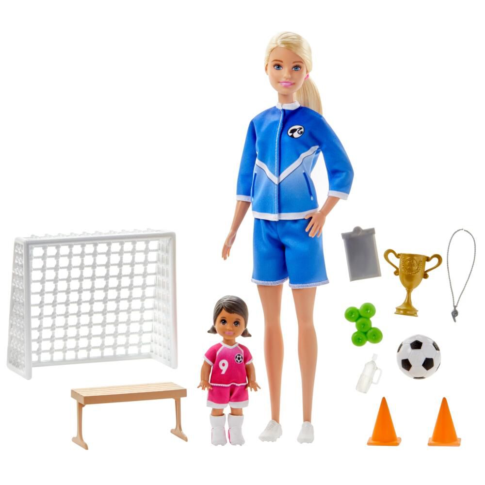 Barbie Careers Muñeca Maestra De Fútbol image number 0.0