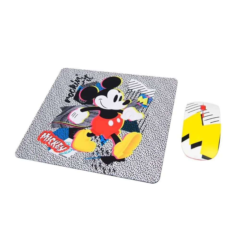 Kit Combo Mouse Inal&aacute;mbrico Y Mousepad Mickey Para Ni&ntilde;os image number 2.0