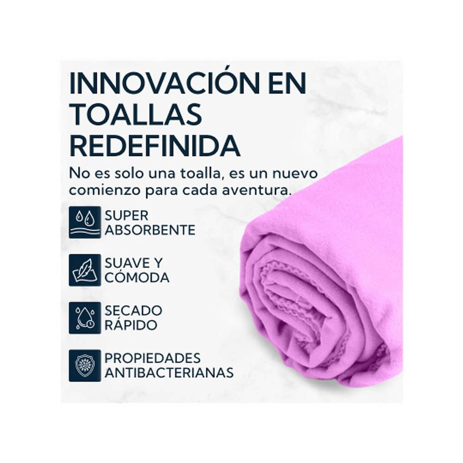Toalla Microfibra Pro Outdoor Rosada image number 4.0