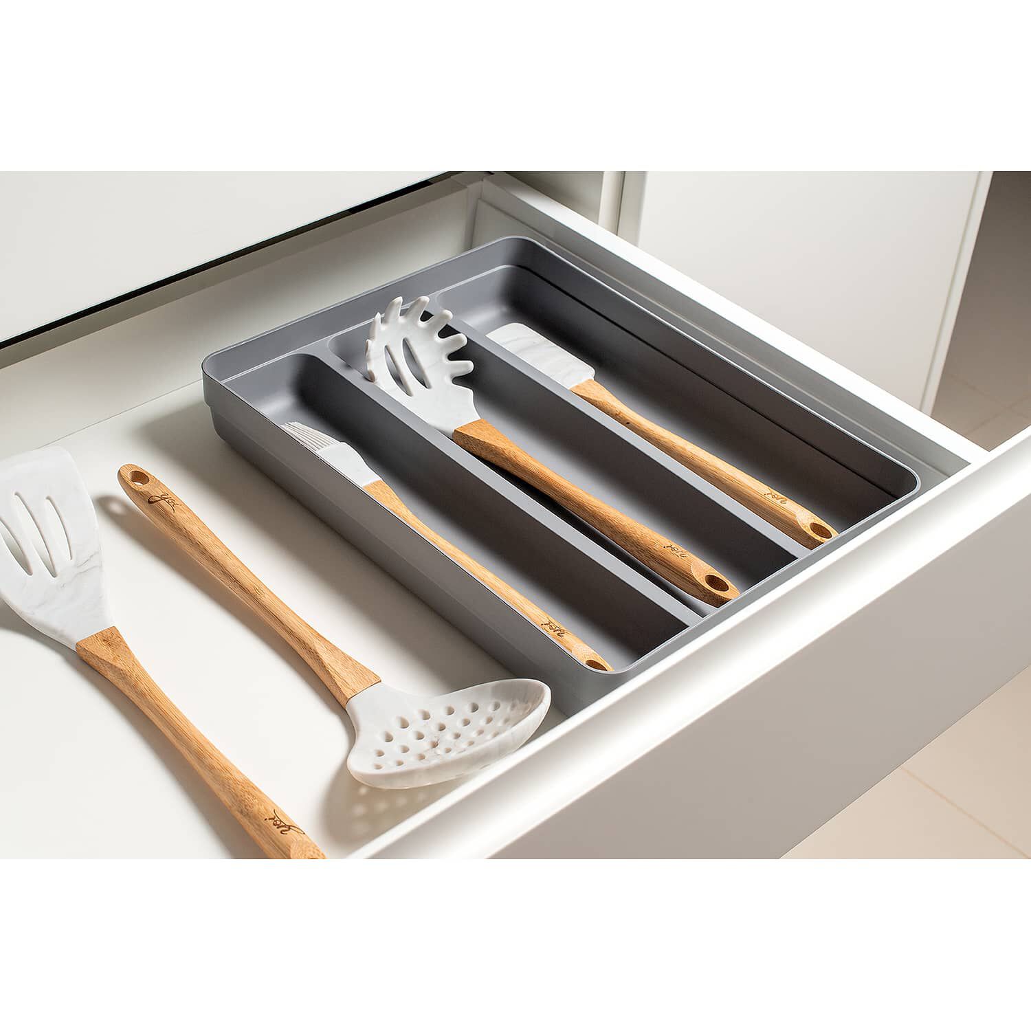 Organizador De Utensilios Logic Gris image number 0.0