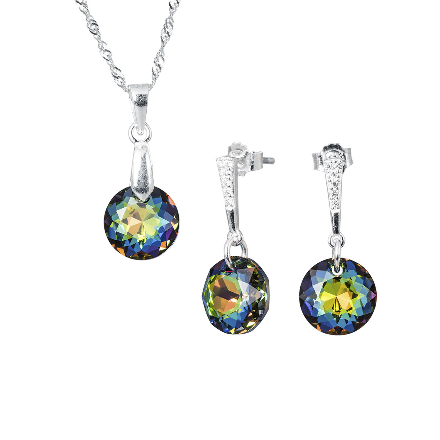 Conjunto Gracia Cristales Genuinos Vitral Medium image number 0.0