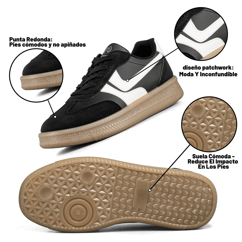 Zapatilla Casual Urbana Mujer Con Plataforma Weide Hx500 image number 8.0