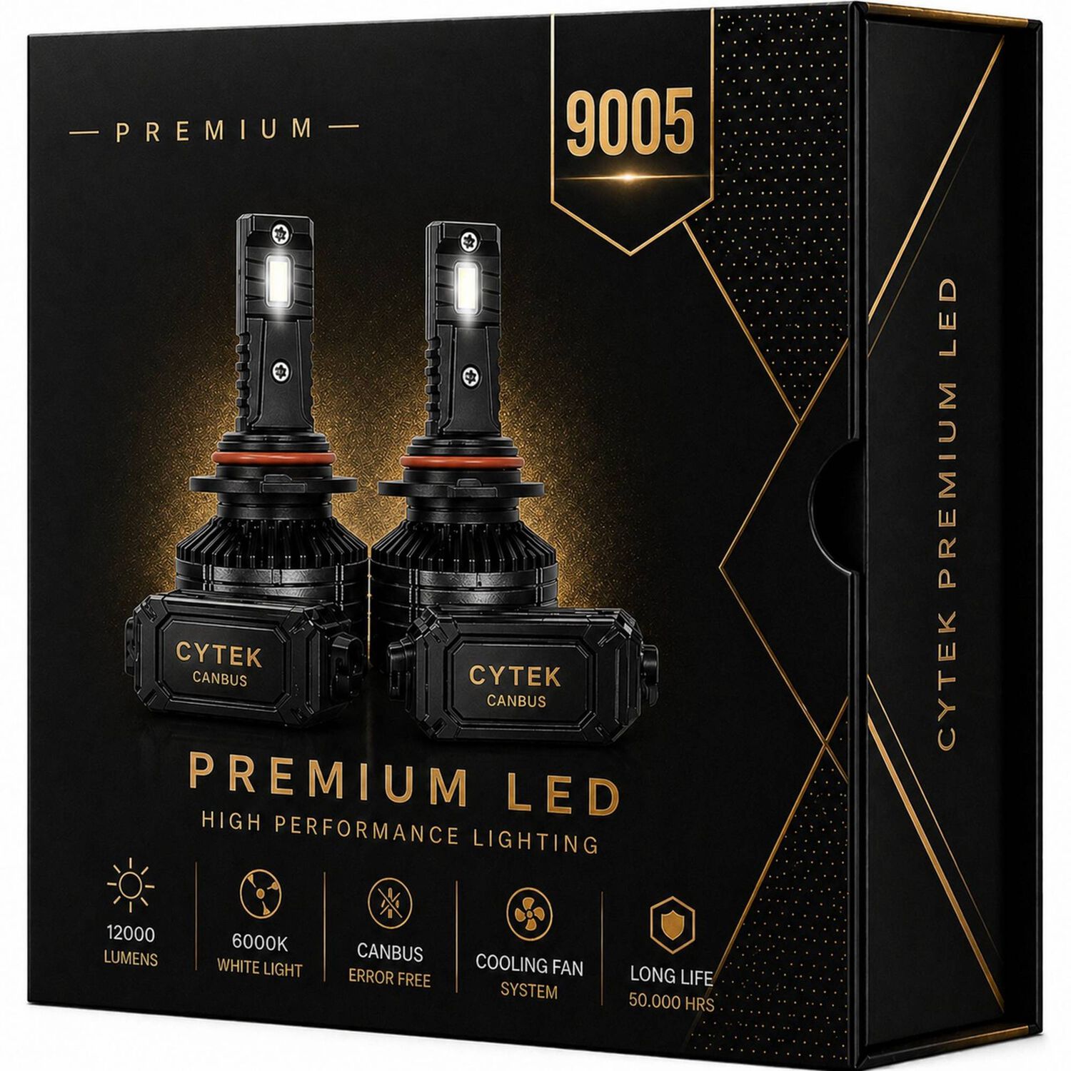 Kit De Luces Turbo Led 9005 Canbus 65w Premium Ligth 12000lm image number 0.0
