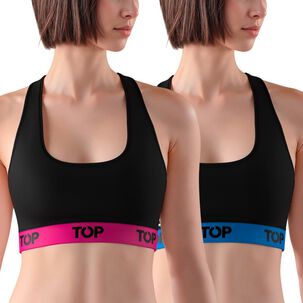 Pack Sost&eacute;n Peto Mujer Top / 2 Piezas
