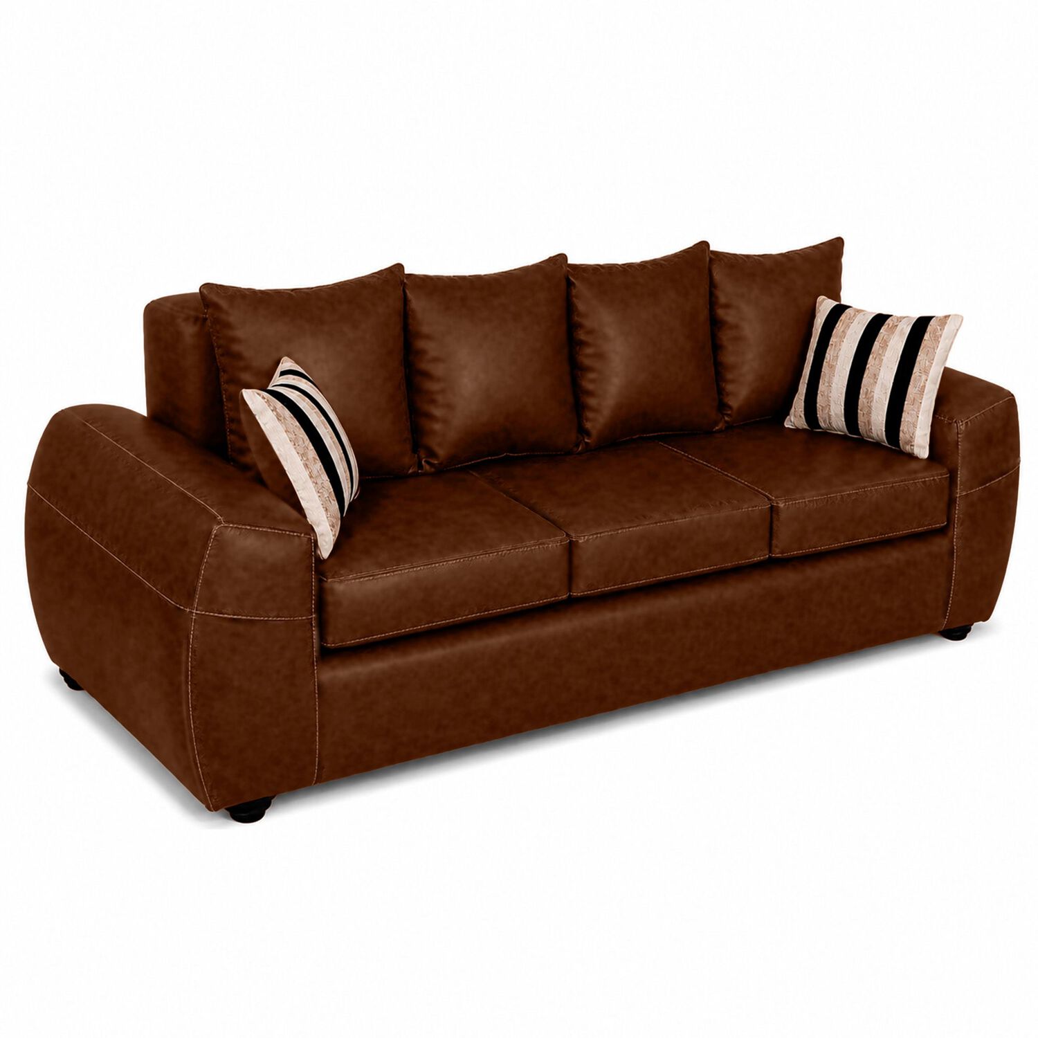 Juego De Living Elegant Detail Houston Pu / 5 Cuerpos image number 3.0
