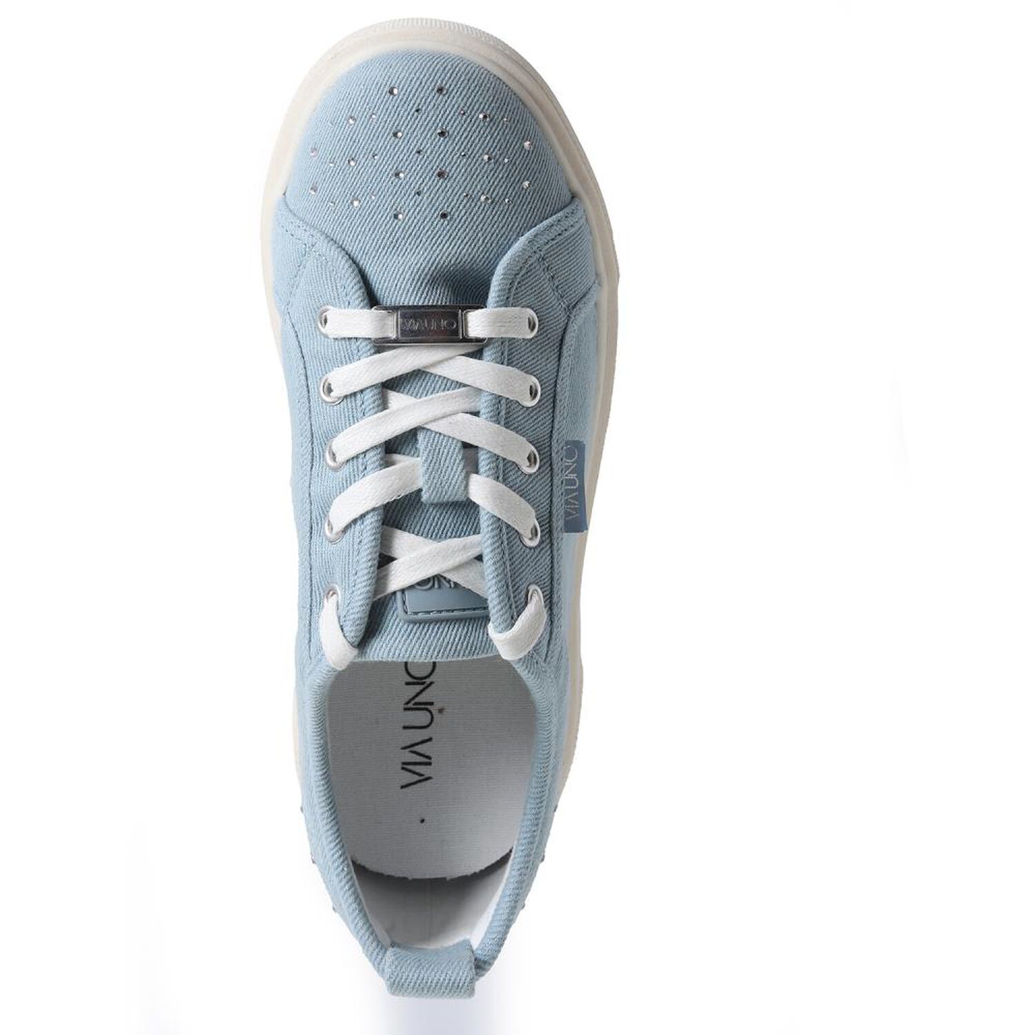 Zapatilla Urbana Mujer Via Uno Denim Claro image number 3.0