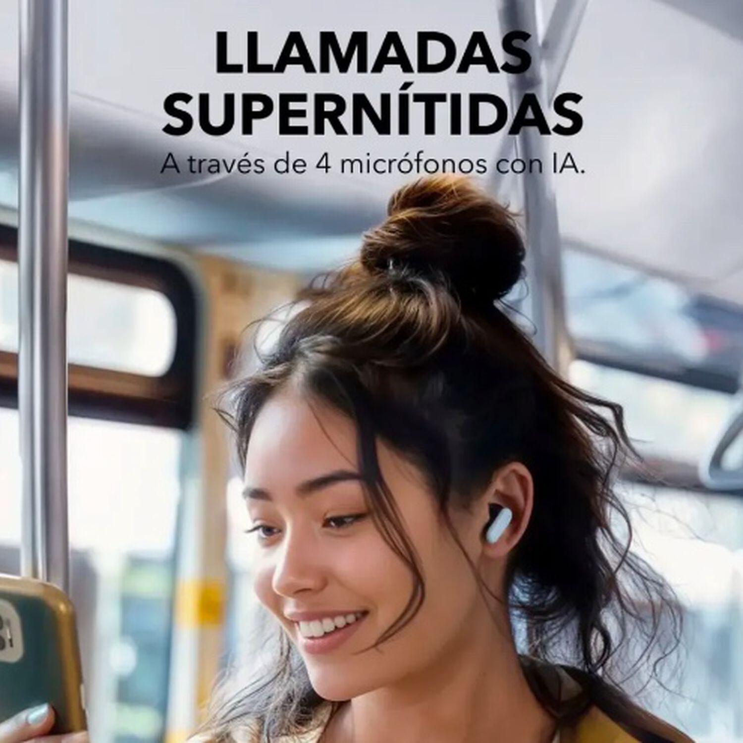 Aud&iacute;fonos Bluetooth Celeste image number 5.0