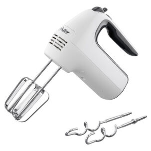 Batidora De Mano Oster Blanca 6 Velocidades Funcion Turbo Fpsthm3532
