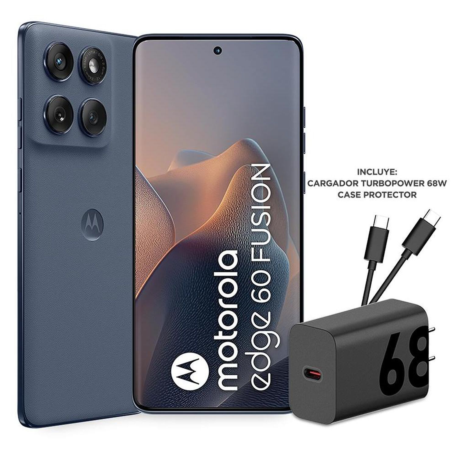 Smartphone Motorola Moto Edge 60 Fusion / 5G / 256 GB / Azul / Liberado image number 1.0