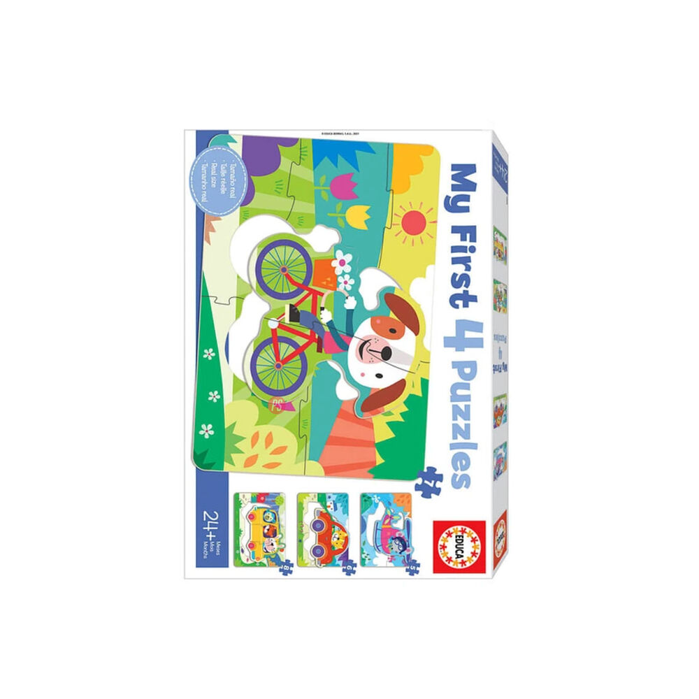 Puzzle Infantil Vehiculos (my First 4 Puzzles) - Ps image number 1.0