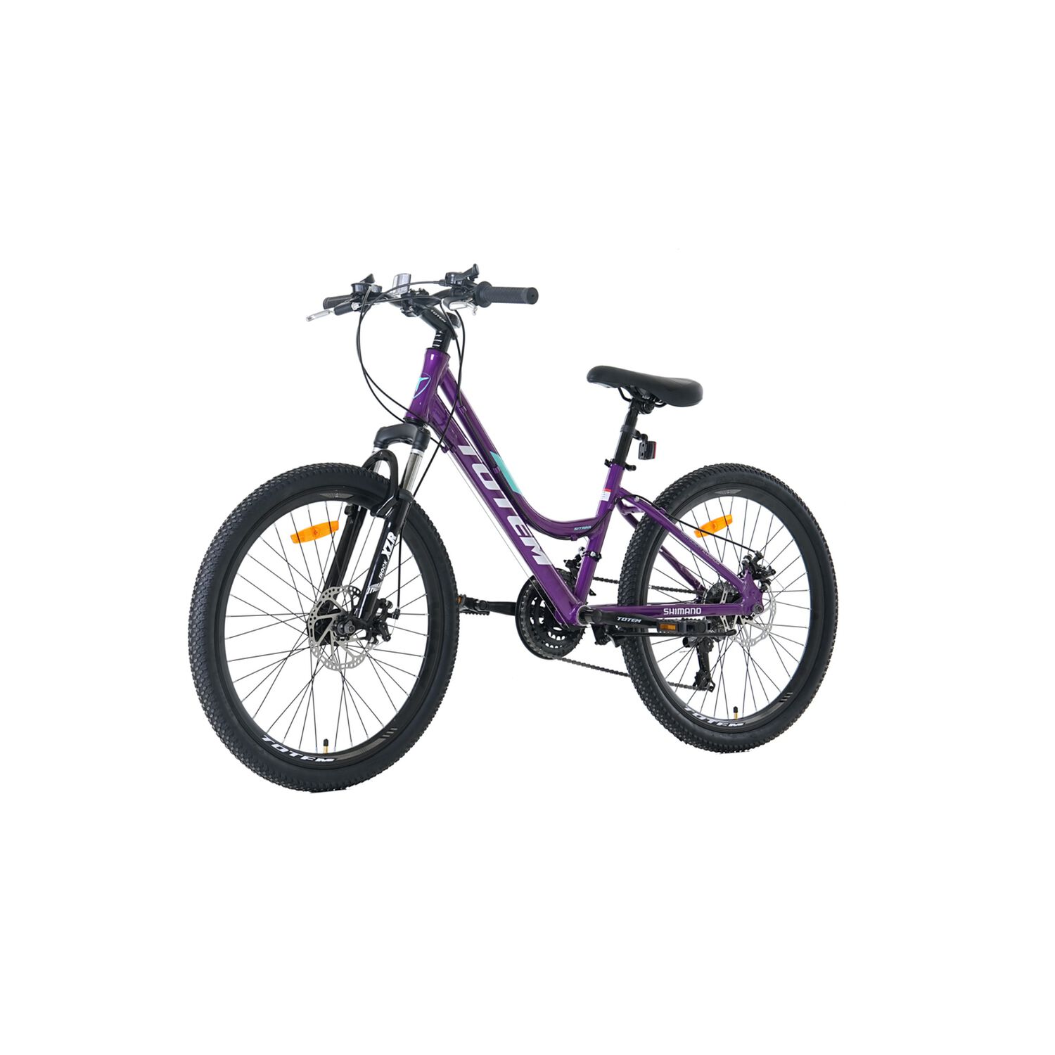 Bicicleta Totem Mtb Aro 24 Modelo Sitara Morado image number 4.0