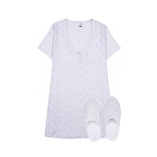 Camisola Mujer Lesage + Pantuflas