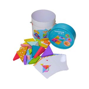 Balde De Tangrama Juguete Para Ni&ntilde;os