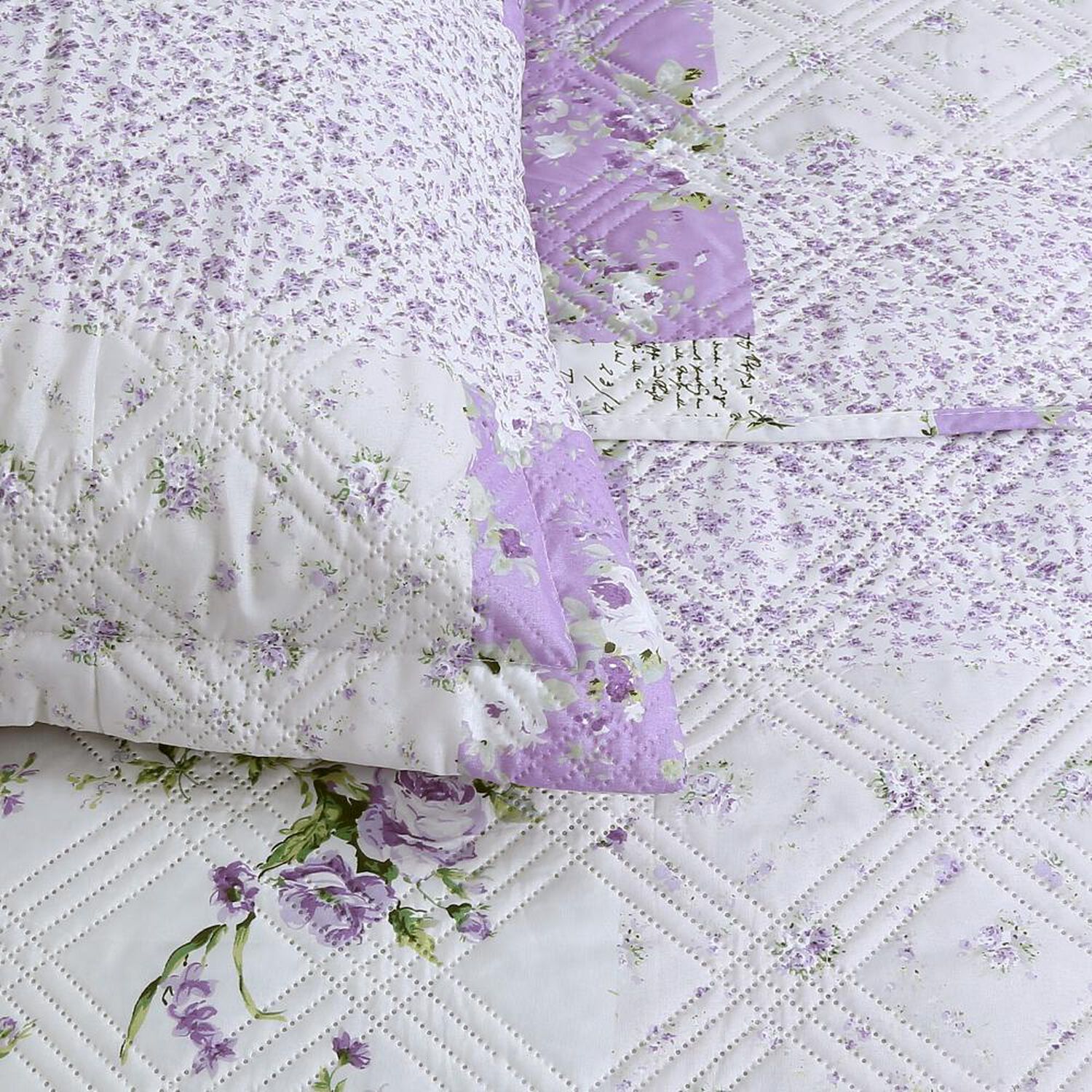 Quilt Andes Estampado Patchwork Lila image number 1.0