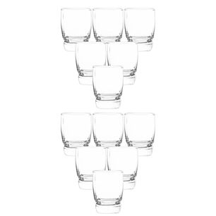 Set 12 Vasos Van Gogh Rocks Bajo 290ml Menaje Vidrio Cristar