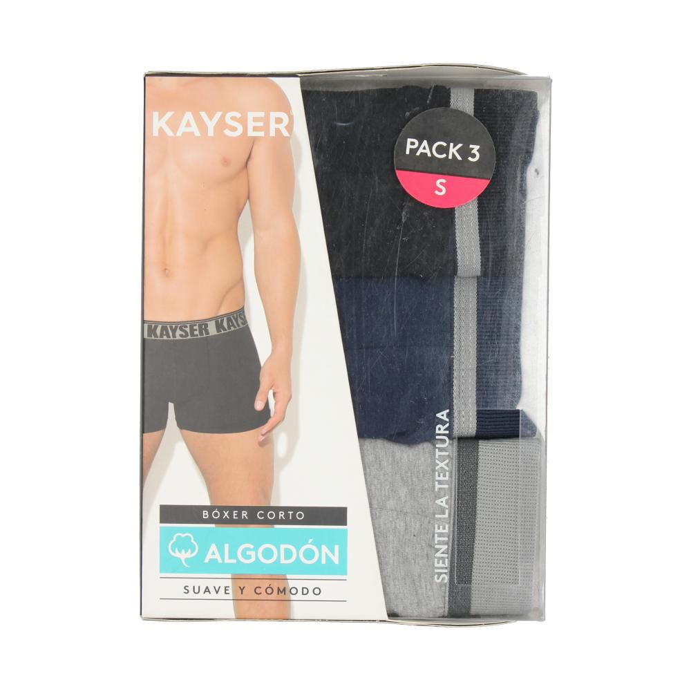 Pack Ropa Interior Boxer Hombre Kayser / 3 Unidades en Oferta | Hites.com