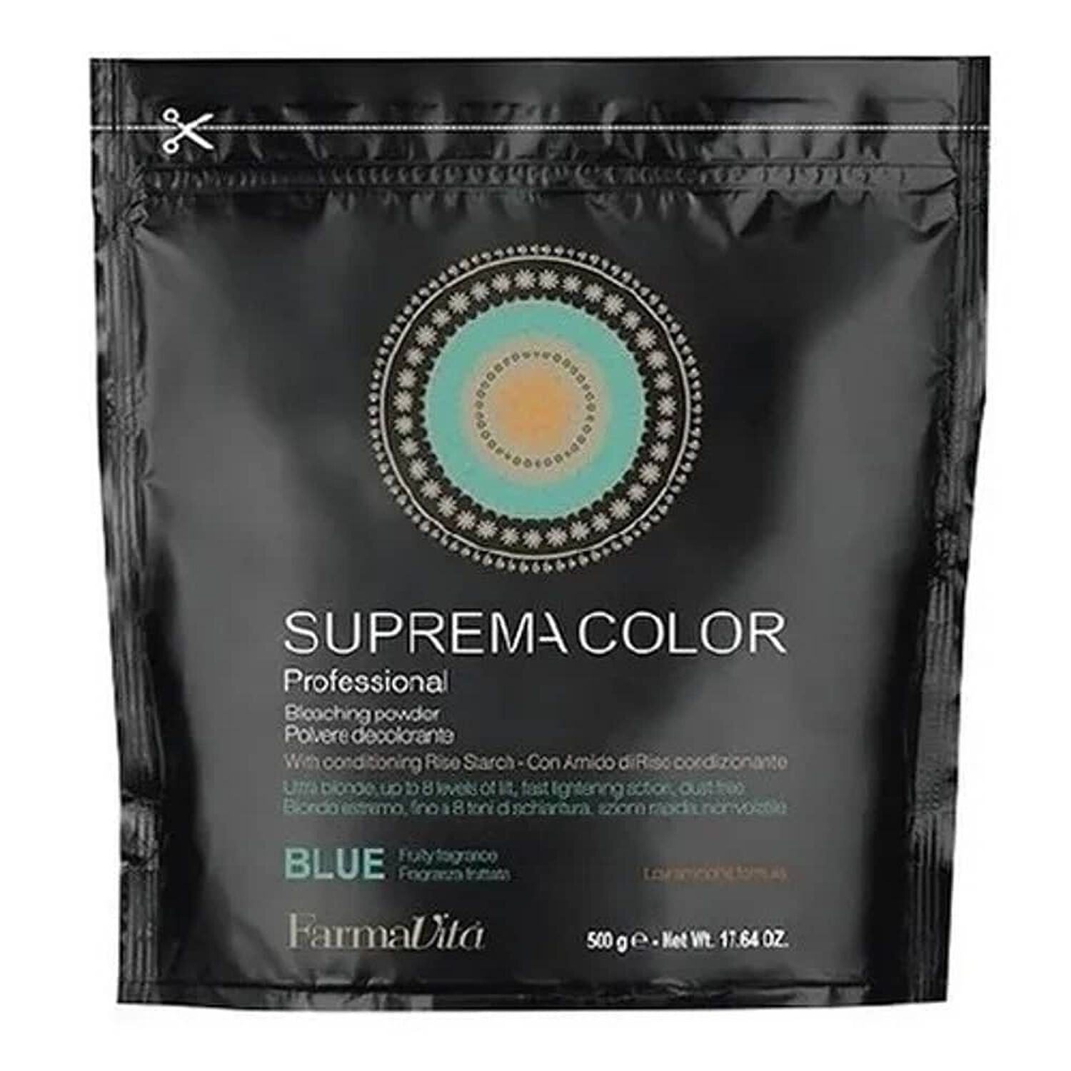 Farmavita Decolorante Suprema Color 500 Grs Tono Azul image number 1.0