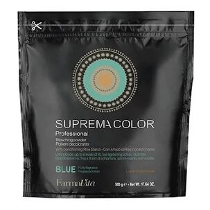 Farmavita Decolorante Suprema Color 500 Grs Tono Azul