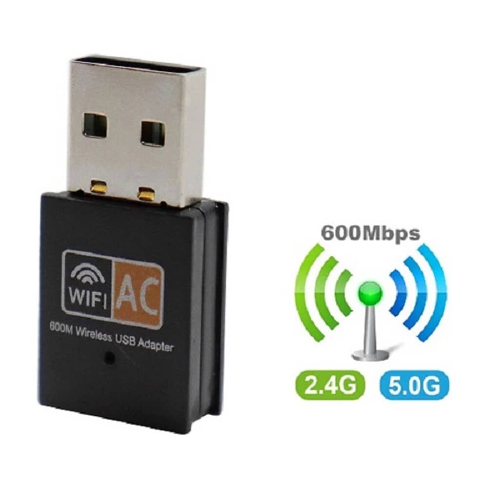 Adaptador Antena Wifi 600 Mbs 5g Modem Para Pc O Notebook Tarjeta De Red Inalambrico Usb image number 5.0