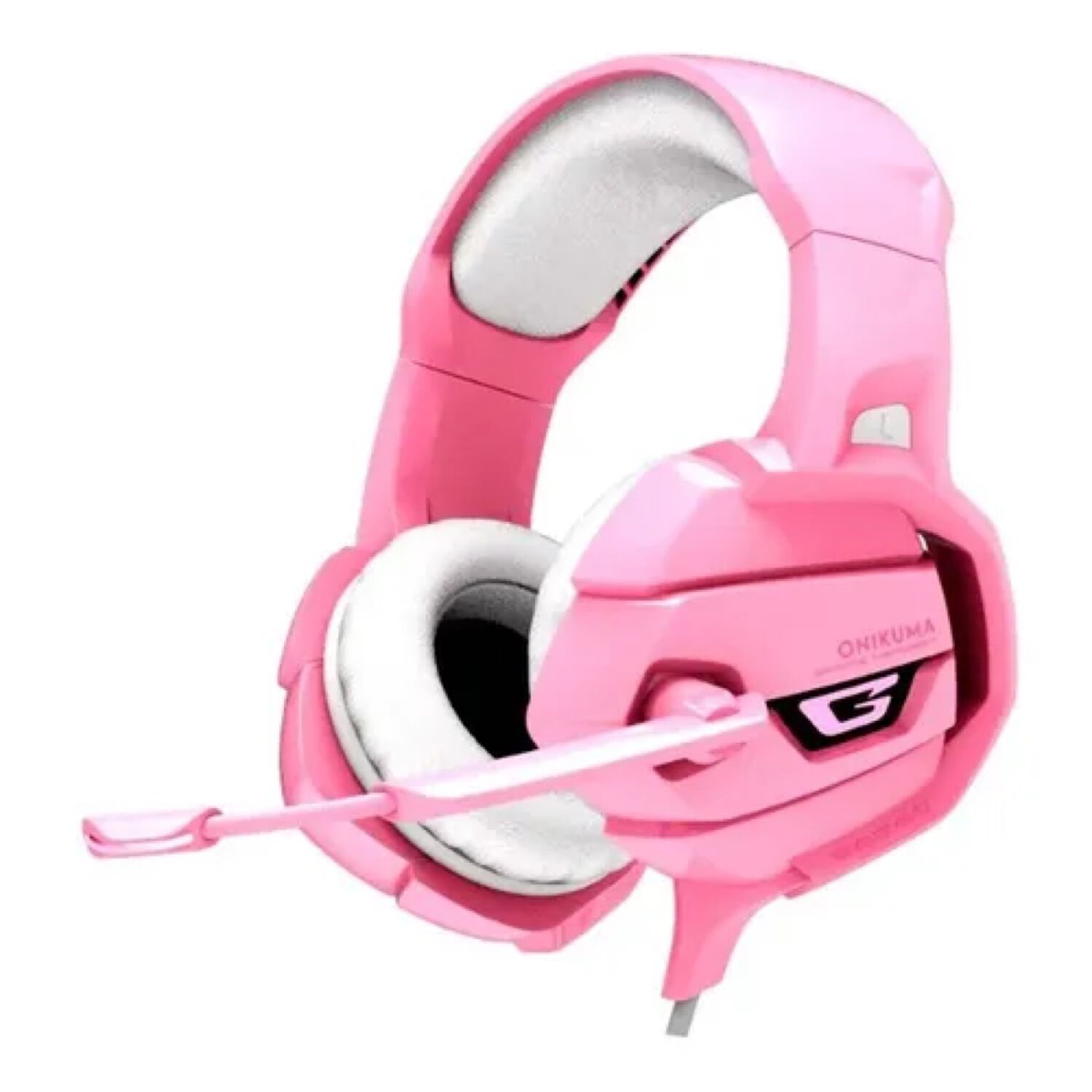 Aud&iacute;fonos Gamer Onikuma K5 Compatibles Pc Ps4 Rosa image number 3.0