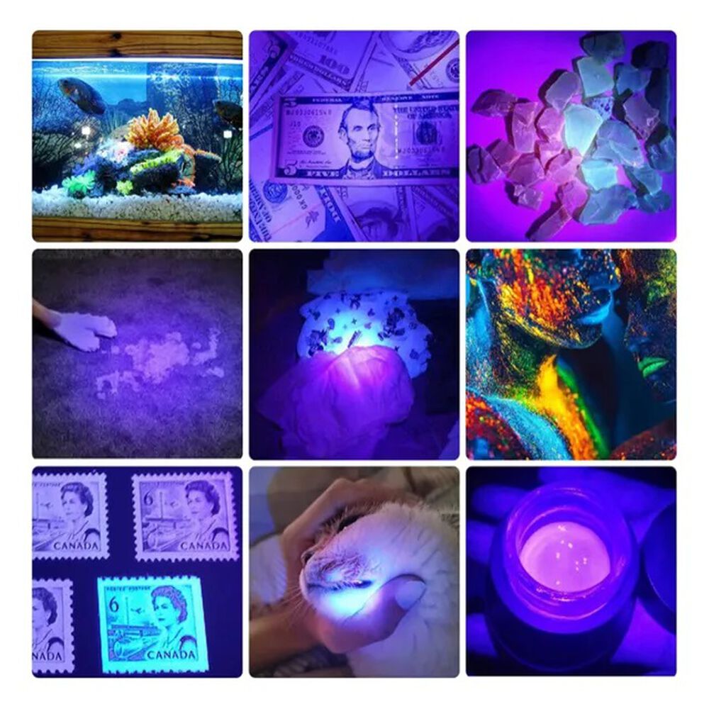 Linterna Tipo Lapiz Led Luz Uv Ultravioleta Laser Recargable Usb De Bolsillo image number 3.0