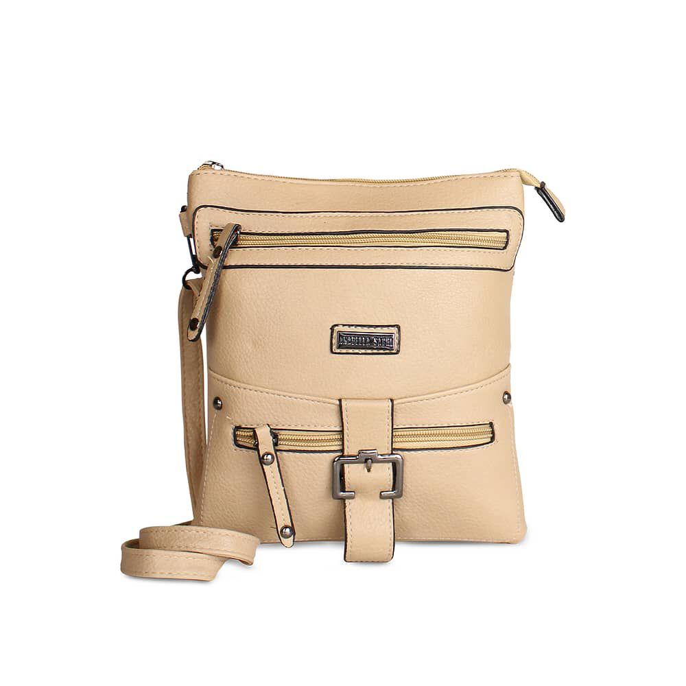 Cartera Bandolera Pola Beige Anabella Sachi image number 3.0