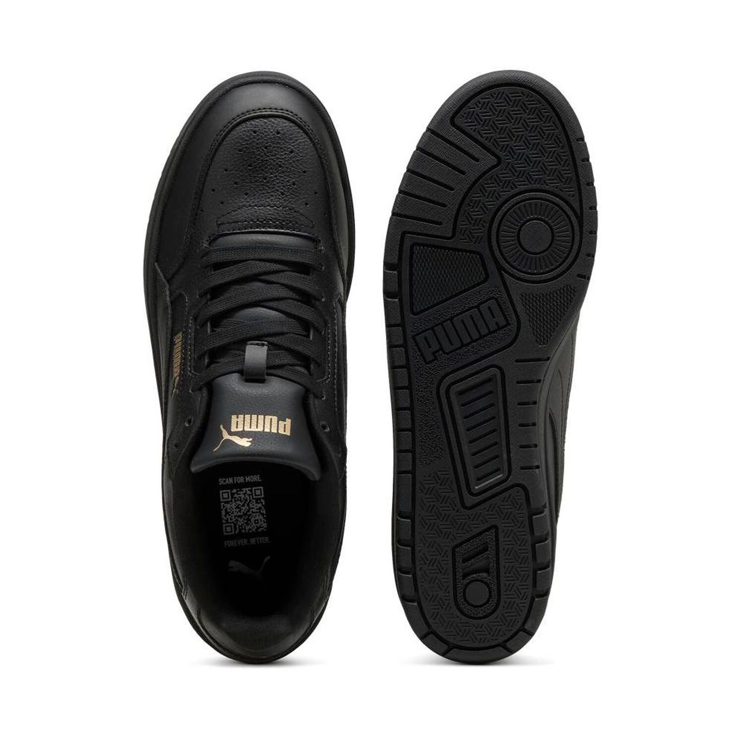 Zapatilla Escolar Hombre Puma Shuffle Downtown Negro image number 3.0