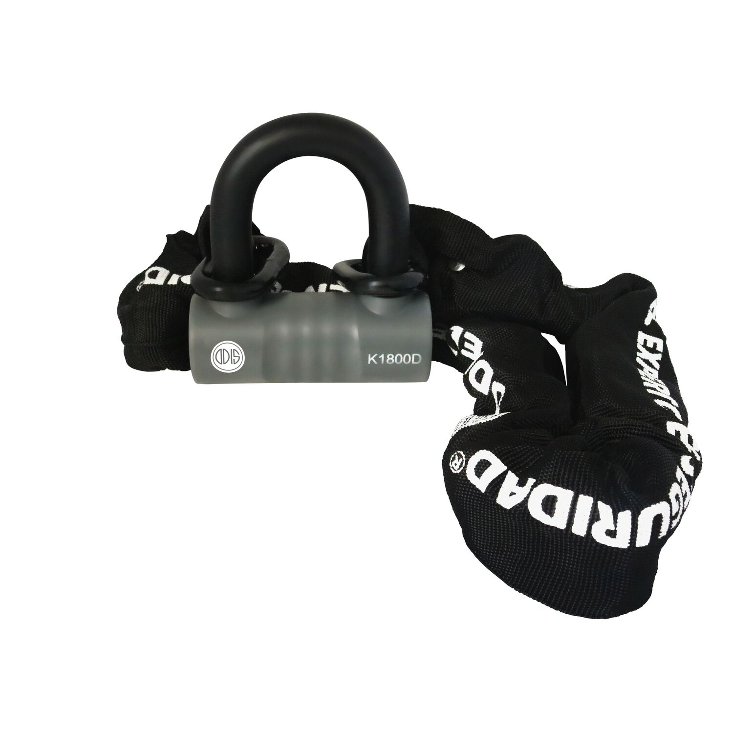 Candado Bicicleta U Lock Odis Bike K1800dcon Cadena 10mm X 1,1m Llave Disco image number 2.0