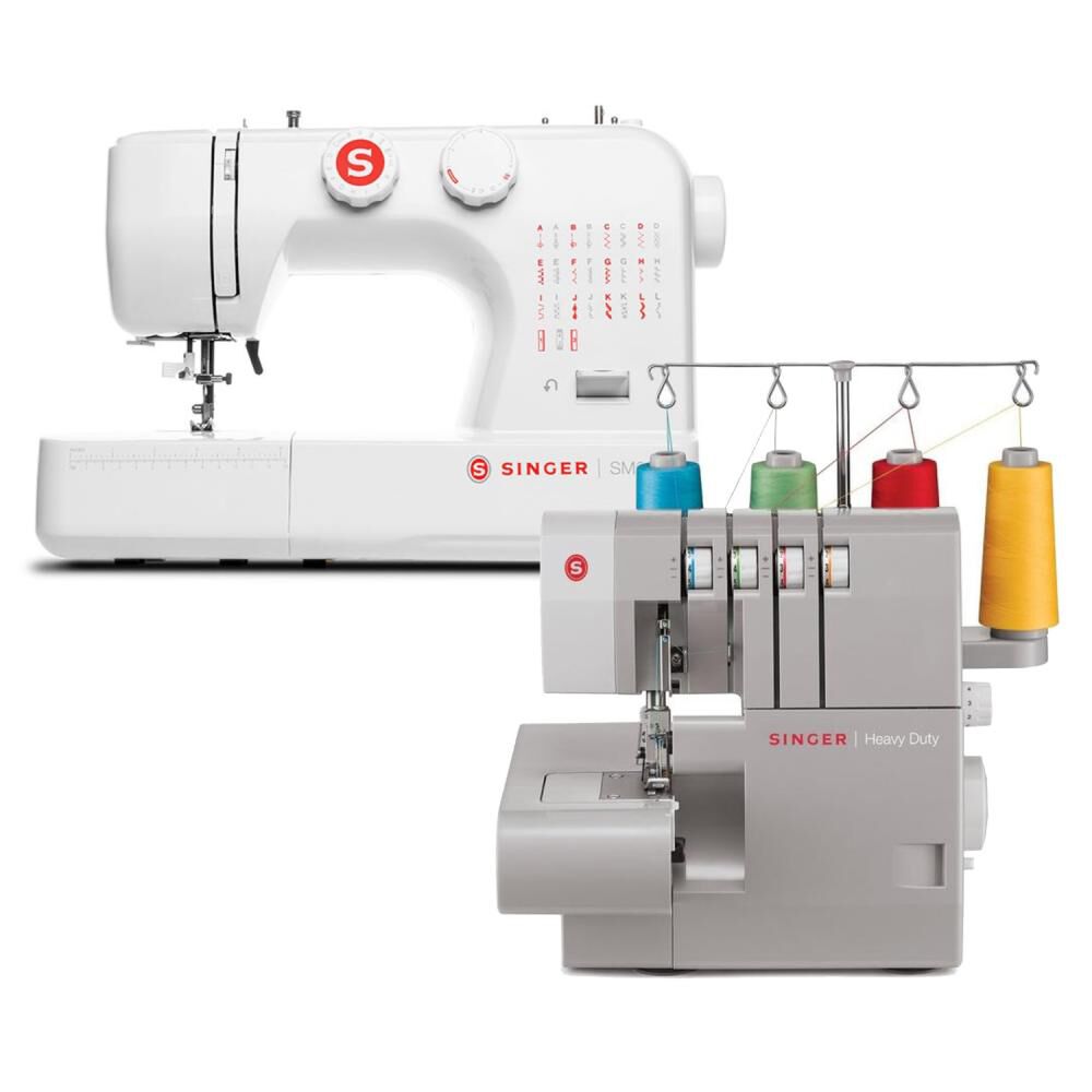 Combo M&aacute;quina de Coser M&aacute;s Overlock Singer 24 + 14HD854 image number 0.0