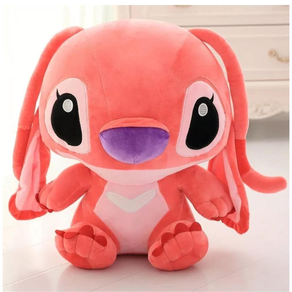 Juguete Peluche Angel Bebe 50cm Con Sonidos Rosado image number 1.0