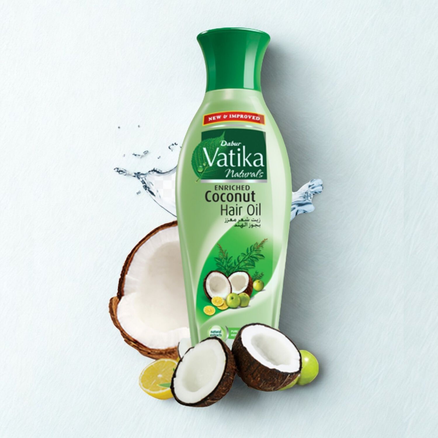 Vatika Aceite Capilar Coconut, Henna, Amla & Lim&oacute;n 250 Ml image number 1.0