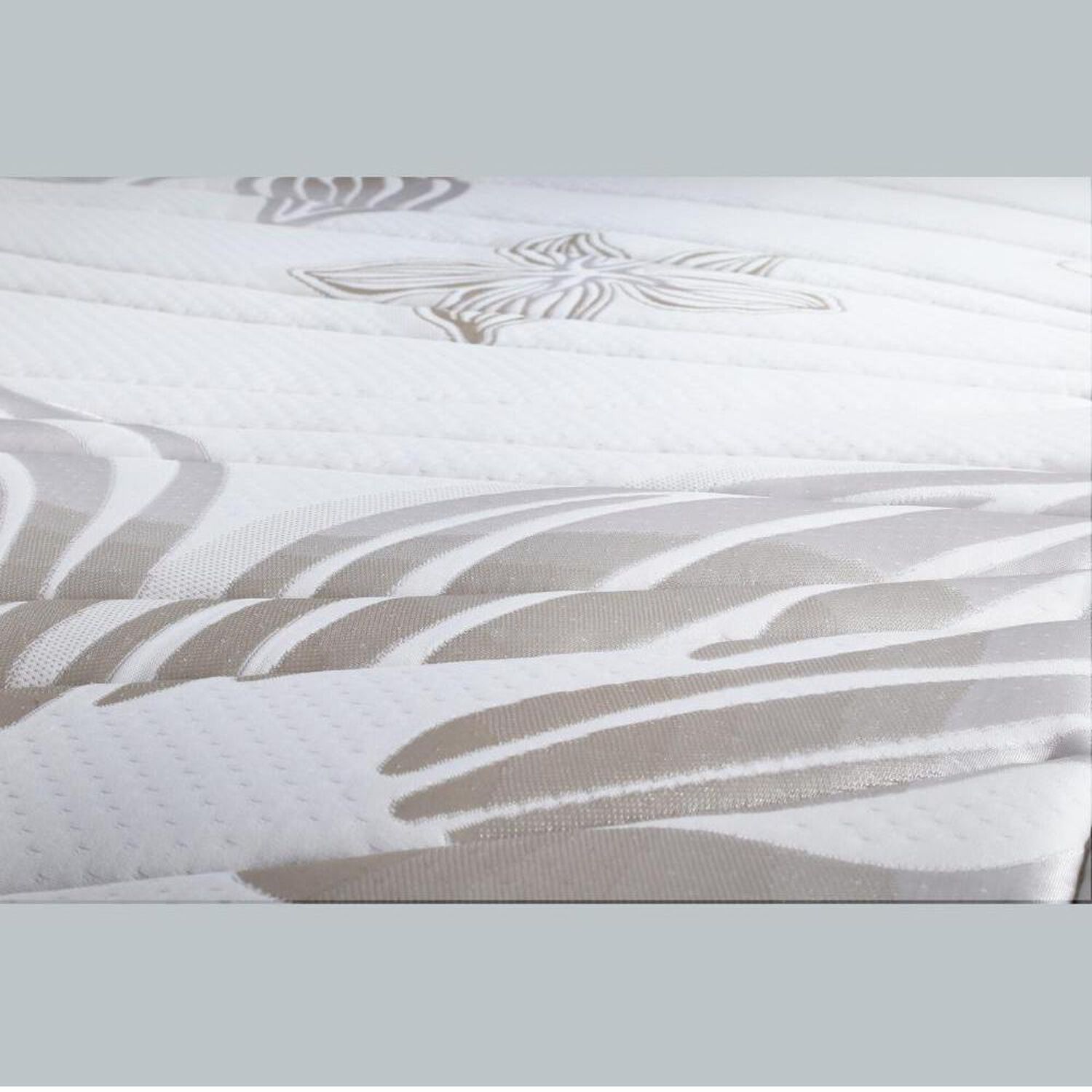 Cama Europea Rosen Art 4 / 2 Plazas / Base Dividida + Set De Maderas + Almohada image number 1.0