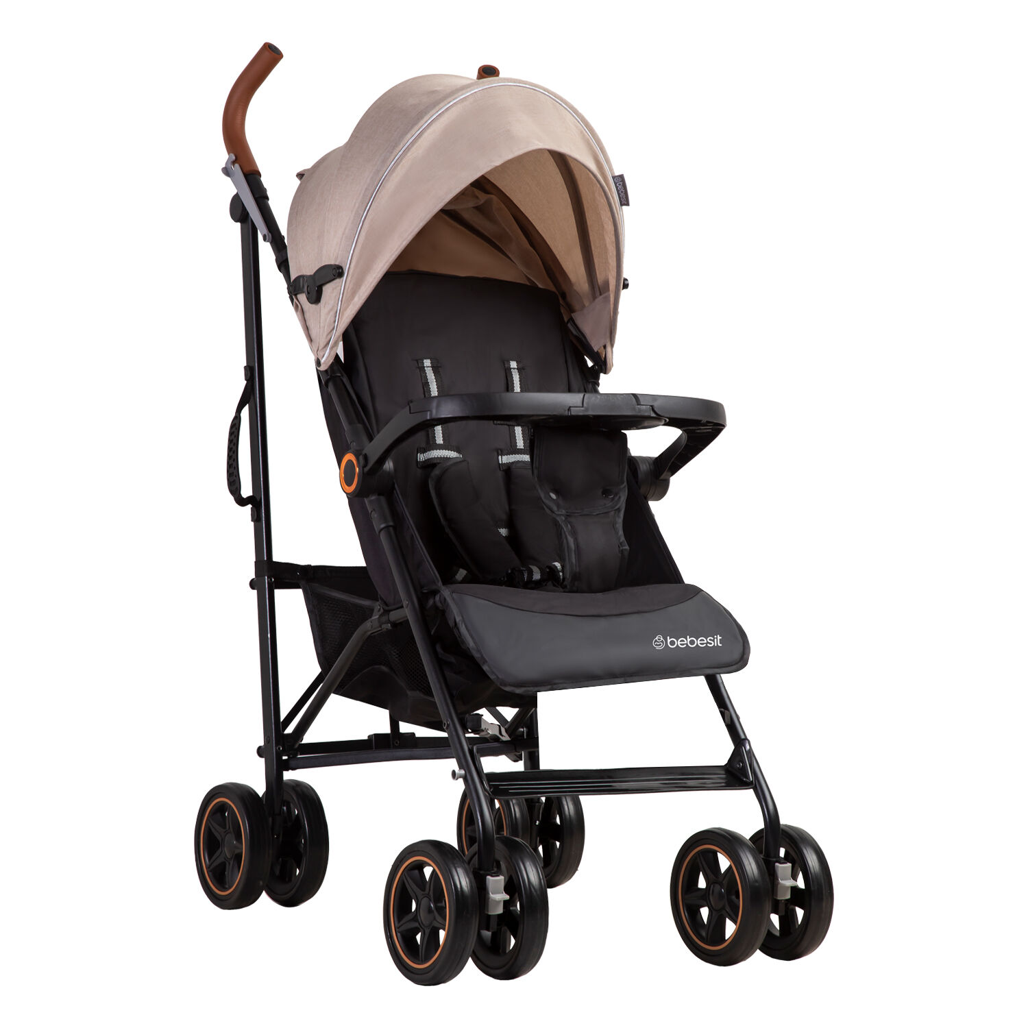 Coche Paragua Magic Ride Fiesta Beige Bebesit image number 0.0