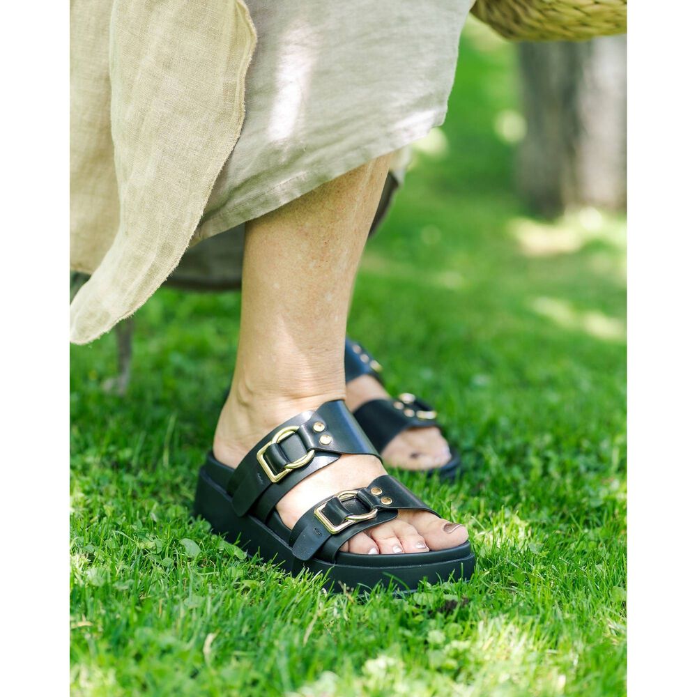 Sandalia Plataforma Kams Negro Alquimia image number 4.0