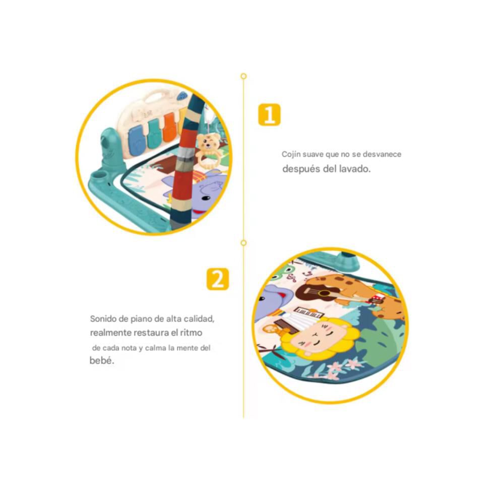 Gimnasio Fitnes Piano Alfombrilla Multifuncional Para Gatear image number 1.0