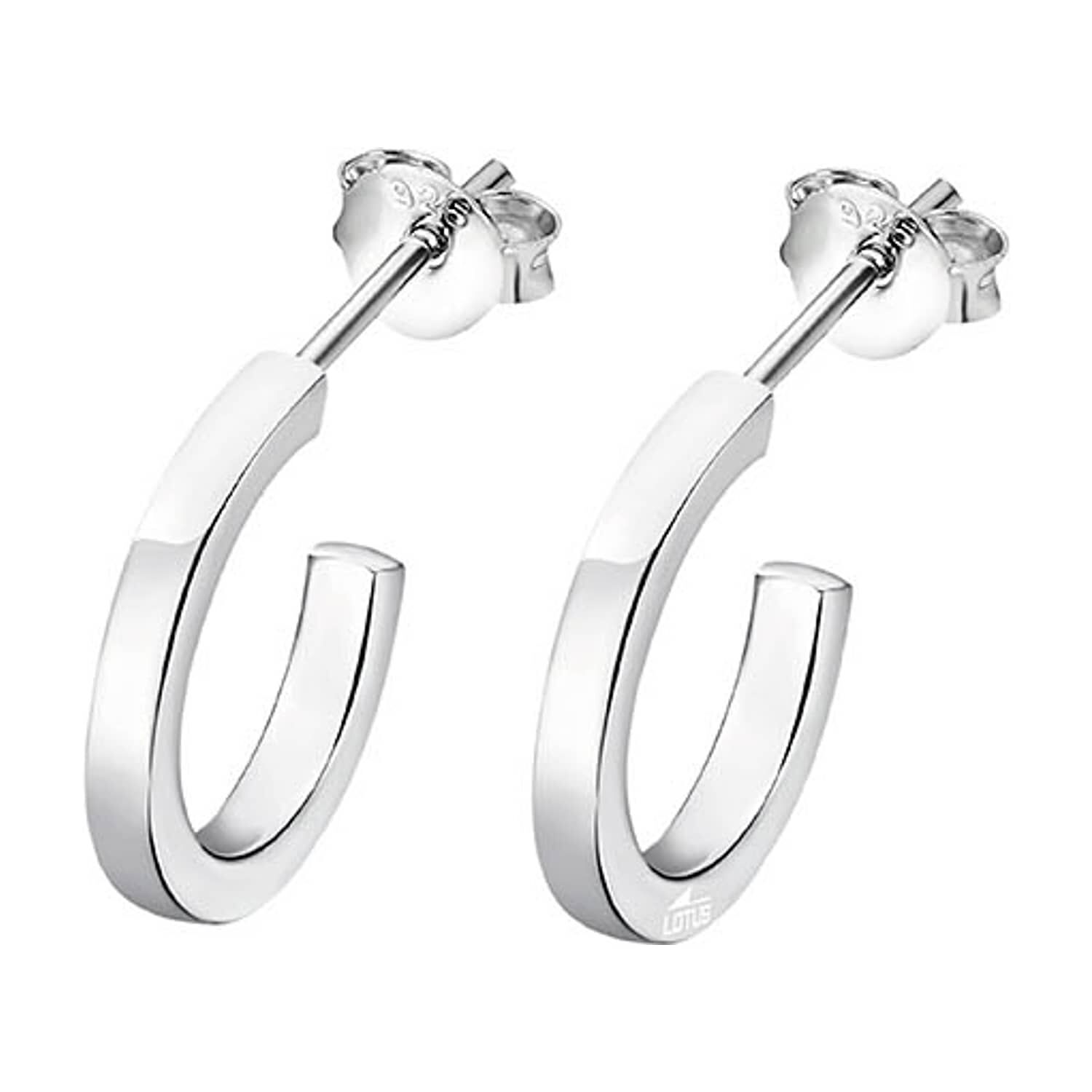Aros Lp3203-4/1 Lotus Silver Mujer Hoops image number 0.0