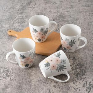 Juego De Tazas Casaideal Maya Mug / 4 Piezas / 4 Personas