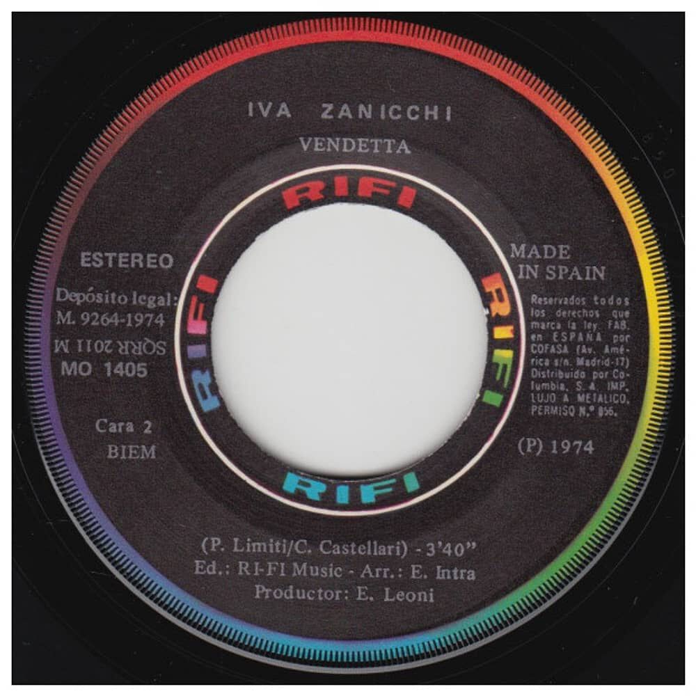 Iva Zanicchi - Ciao, Cara, Come Stai ? | 7" Single Vinilo Usado image number 3.0