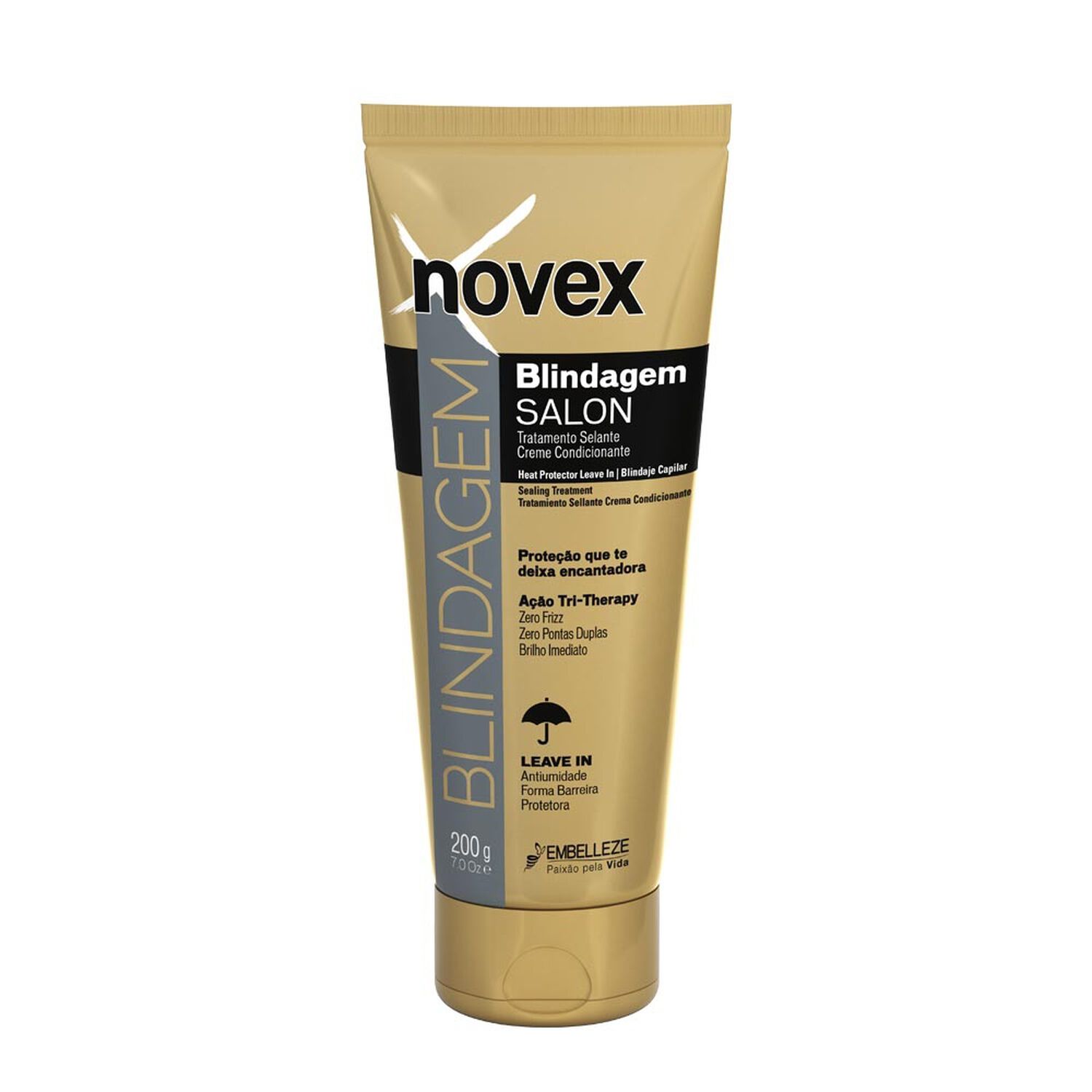 Protector Termico Reparador Blindagem Finalizador Novex 200g image number 0.0