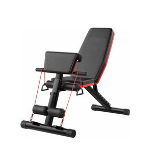 Banca Abdominal Ajustable Full Biceps Con Bandas Sportime
